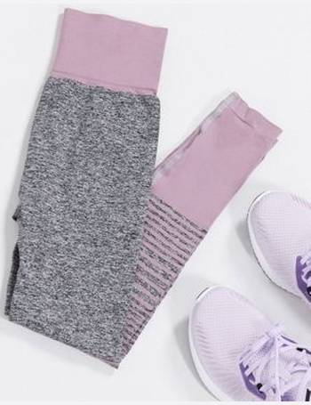 HIIT seamless leggings in pink fade