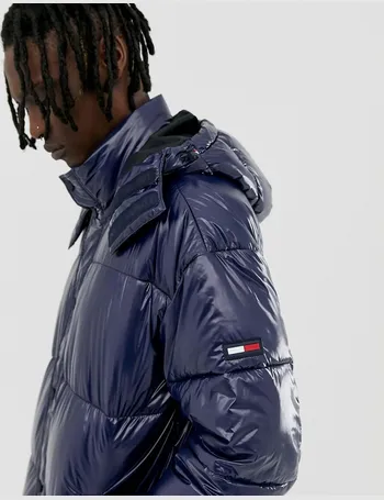 tommy hilfiger high shine puffer