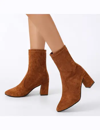 shein tan boots