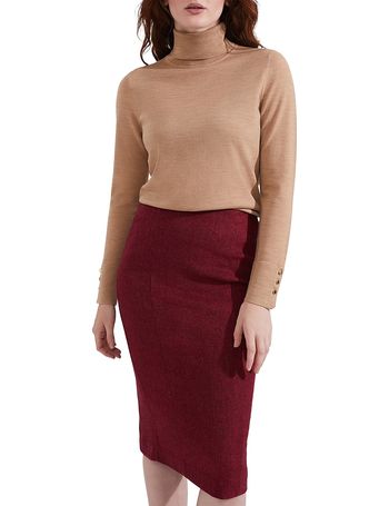 Burgundy skirt bloomingdale's sale