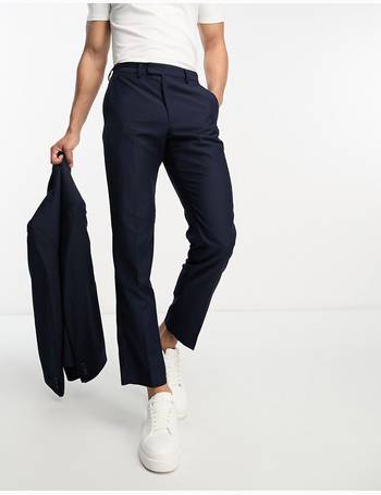 French Connection suit trousers in mid blue  ASOS