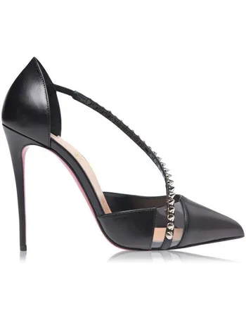 louboutin spike cross heels