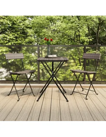 Shop Rattan Bistro Sets up to 55 Off DealDoodle