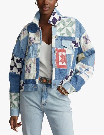 ralph lauren quilted denim jacket