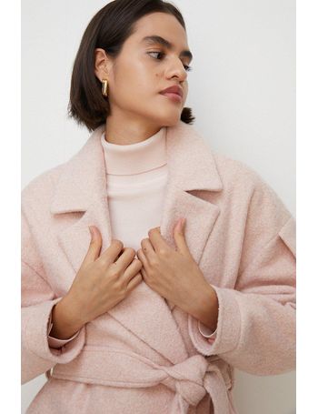 Oasis pink 2024 charmaine button coat