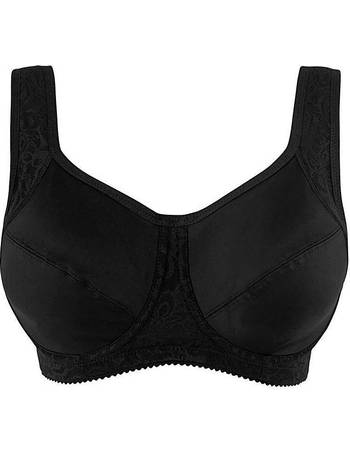 Miss Mary of Sweden Exhale Underwired Sports Bra Black at