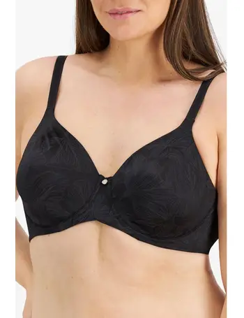 M&S AUTOGRAPH LUXE ESSENTIAL MINIMISER WIRED NON PADDED MESH BALCONY BRA 34B