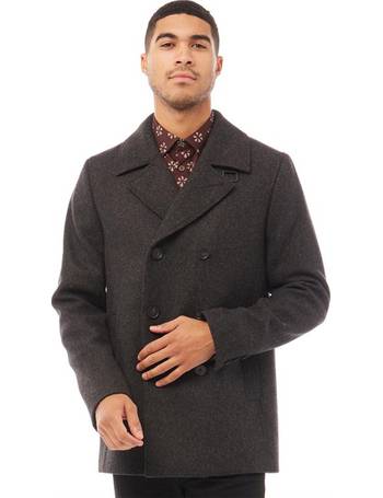 Ted Baker Pea Coats For Men Up To, Ted Baker Mens Zachary Wool Pea Coat Navy