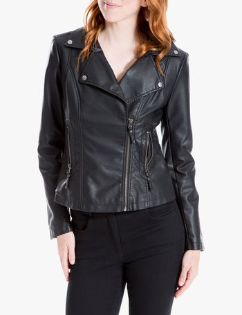 Max studio leatherette outlet jacket