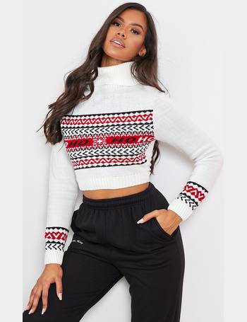 ladies polo neck christmas jumpers