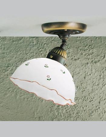 Kolarz Modern Flush Ceiling Lights, Anello Led Semi Flush Mount Ceiling Lights Uk