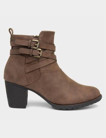 shoe zone tan ankle boots