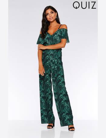 quiz cold shoulder jumpsuit