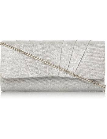 roland cartier silver clutch bags