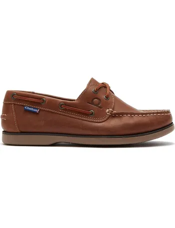 Chatham Bermuda II G2 Leather Boat Shoes, Tan at John Lewis & Partners