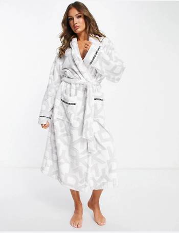 black dkny dressing gown