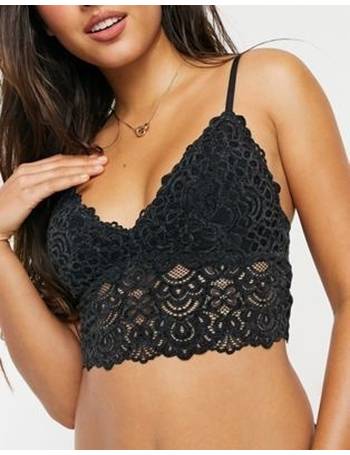 Shop ASOS Lace Racerback Bralettes up to 50% Off