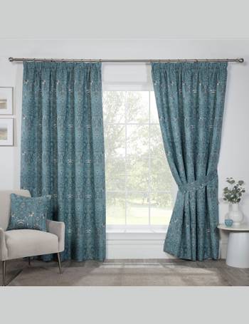 Hampshire Meadow Floral Lined Pencil Pleat Curtains – Julian