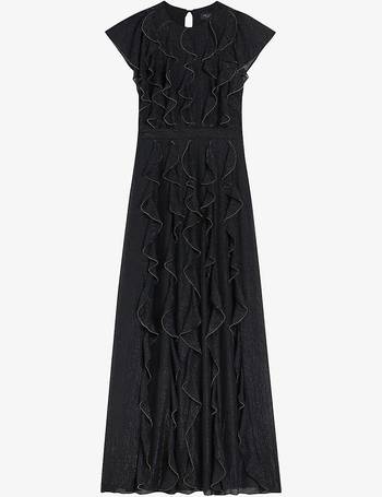 Ulrika tranquility ruffle sales maxi dress