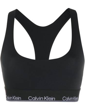 Calvin Klein Underwear Embossed Icon Unlined Bralette Black W. Old