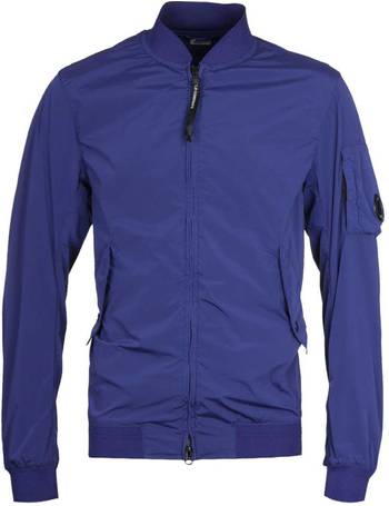 cp company blue bomber jacket