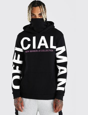 boohooman black hoodie