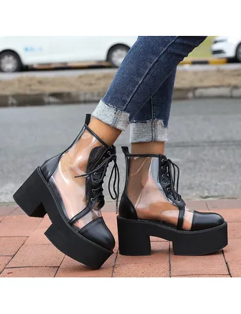 platform boots shein