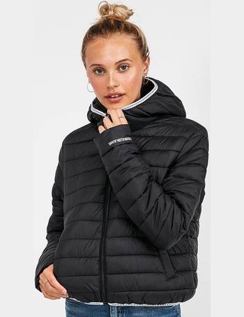 women's nike black padded jacket