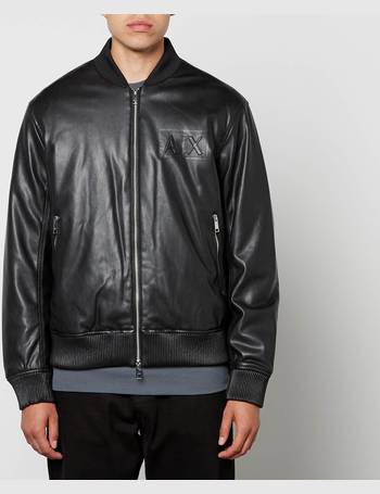 Shop Armani Exchange Men's Leather Jackets up to 65% Off | DealDoodle