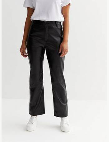 Shop New Look Women's Petite Leather Trousers up to 55% Off
