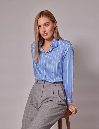 Shop Women's Hawes & Curtis Striped Shirts up to 55% Off