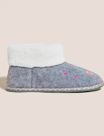 White stuff slipper boots hot sale