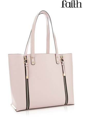 Faith double outlet zip shopper bag