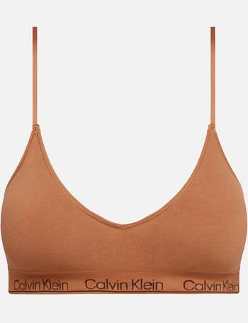 Calvin Klein Modern Seamless Bralette in Brown