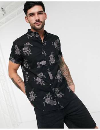 Shop Hollister Men's Black Shirts up to 35% Off