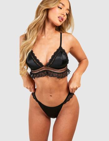 Shop Boohoo Black Bralettes up to 85% Off