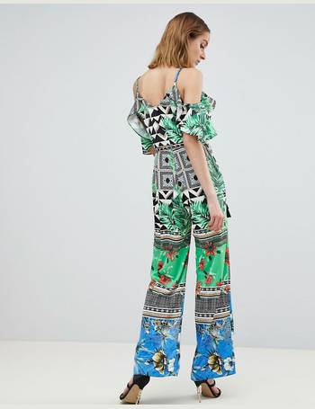 River island scarf print 2025 jumpsuit