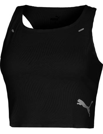 Ultraspun Running Crop Tank Top Women, Black, Puma