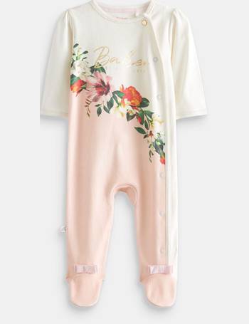 ted baker baby girl sleepsuit