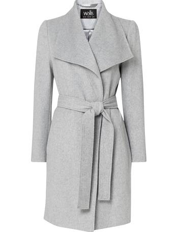 Wallis grey hot sale waterfall coat