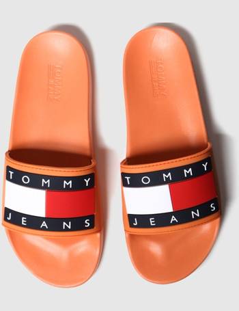 tommy hilfiger pink sliders