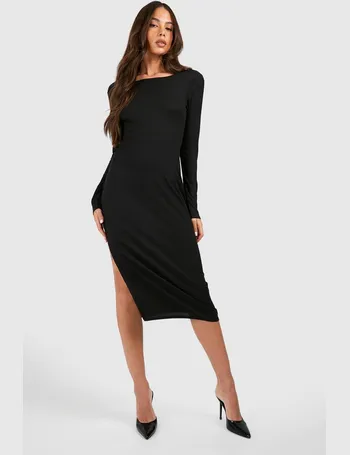 Maternity Cut Out Midi Dress