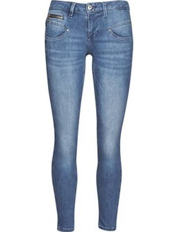 Dames Kleding Spijkerbroeken Skinny jeans Freeman T Porter Skinny jeans Jean Freeman porter gris clair 
