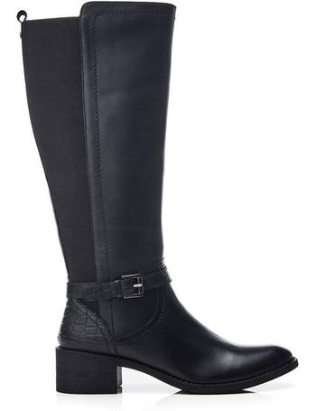 Debenhams long black outlet boots