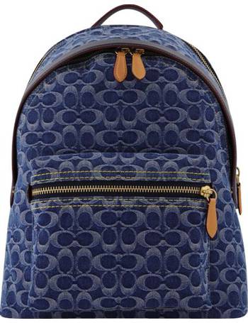 COACH®  Hitch Backpack In Rainbow Signature Canvas