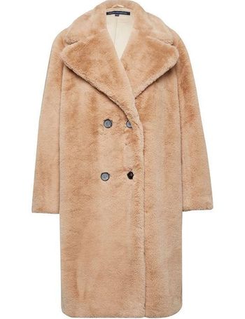 French connection annie faux shearling clearance coat