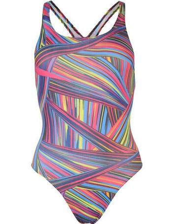 Maru Womens Meltdown Swimming Costume Pacer Vault Back Swimsuit FS5508 RW119