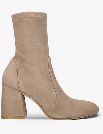 Stuart weitzman delphine hot sale suede ankle booties