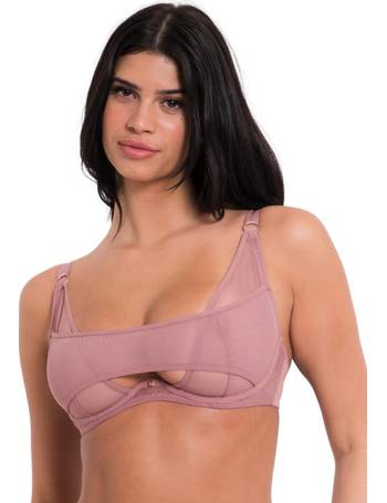 Scantilly by Curvy Kate Fuller Bust Exposed racerback plunge bra