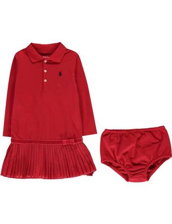 girls long sleeve polo dress